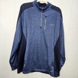 Callaway Sweatshirt Pullover Zipper Top Pockets Men's XXL